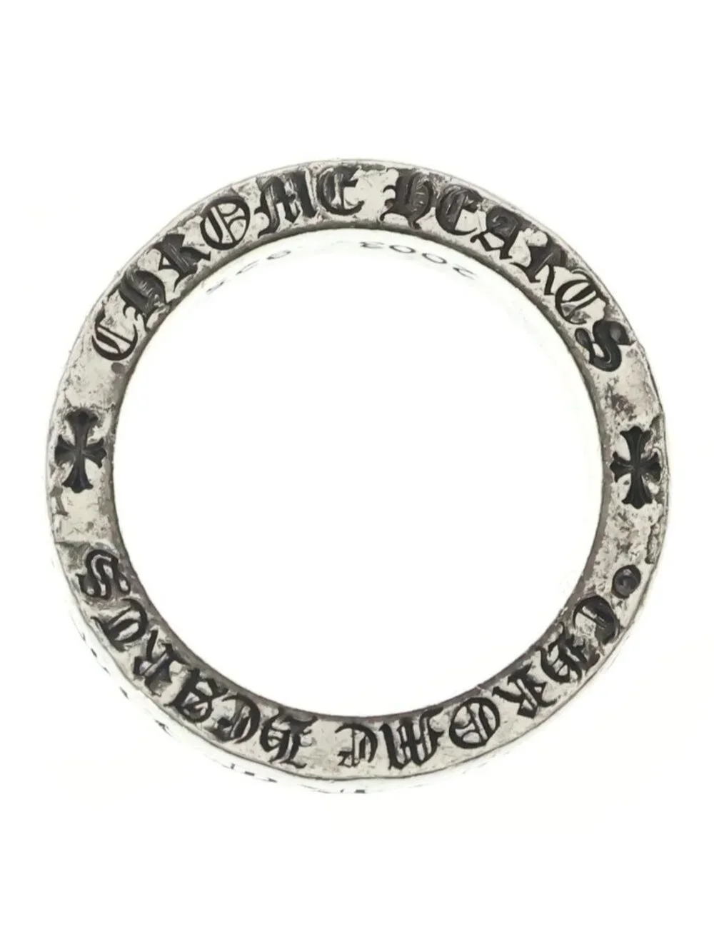Chrome Hearts Spacer Forever Ring Silver